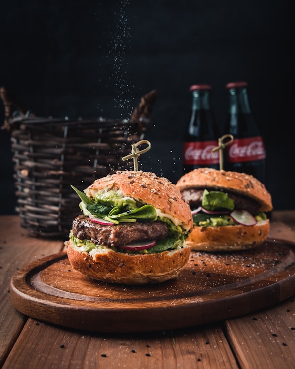 Burger close-up